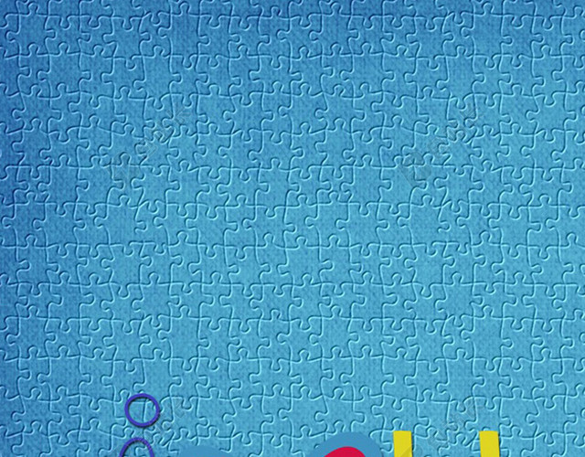 蓝色小清新纹理H5背景