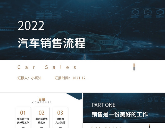 黑黄色简约商务风销售汽车销售商业通用PPT汽车销售流程汽车销售流程1