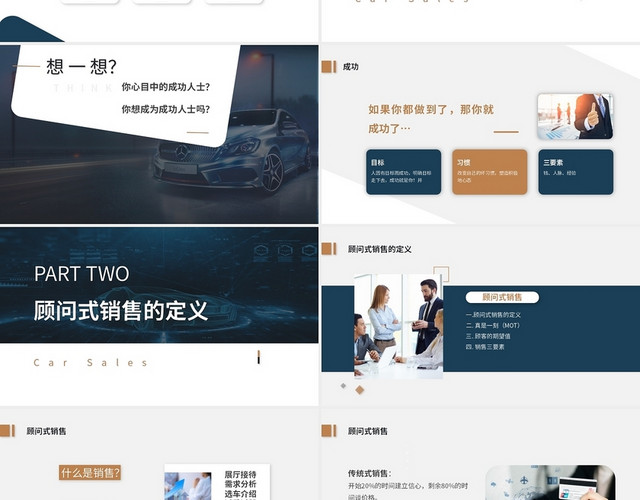 黑黄色简约商务风销售汽车销售商业通用PPT汽车销售流程汽车销售流程1