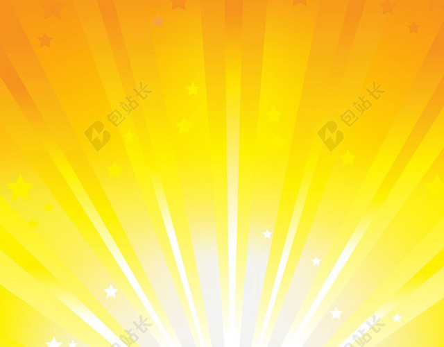 黄渐变星光射线淘宝主图背景