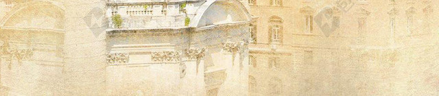 欧式建筑背景图
