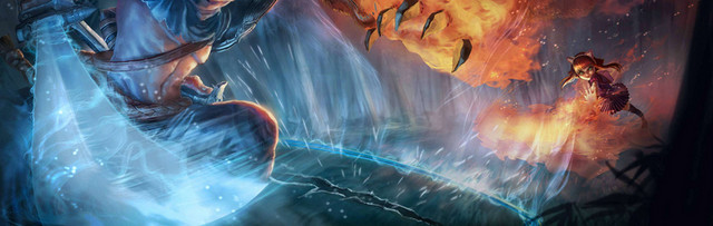 火焰动漫梦幻背景BANNER　