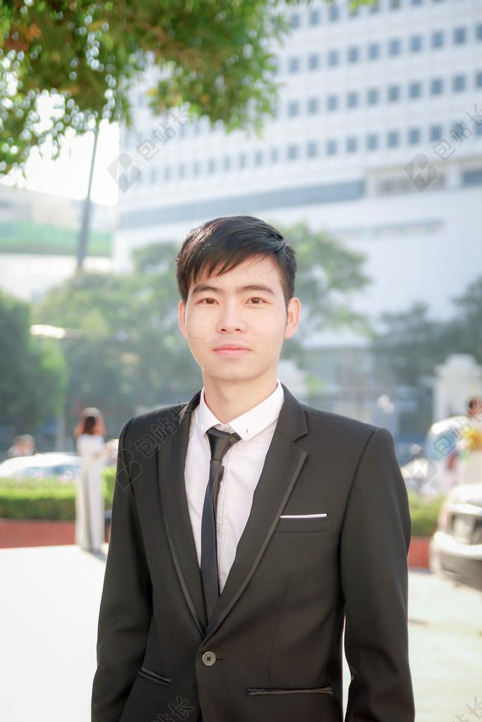 清新越南国家大学学生背景图片