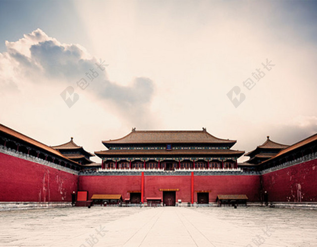 中国风故宫背景图