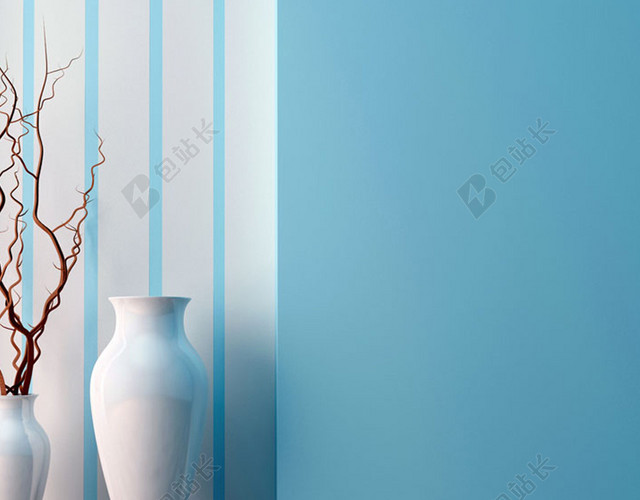 清新淡雅瓷器背景图