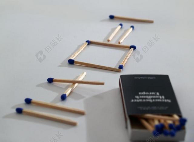 艺术时尚火柴摆设背景图片