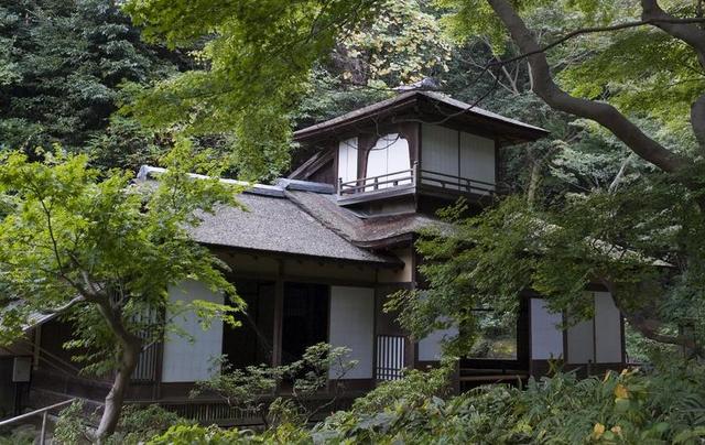 该CHōSHūKAKU 日本的房子 传统 木材 花园横滨 日本