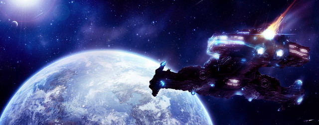 科幻酷炫星际BANNER