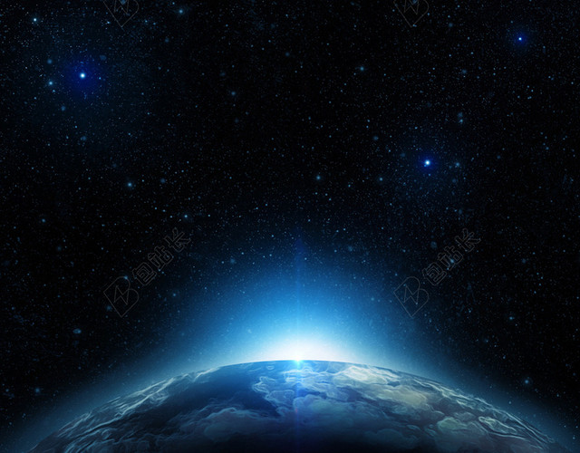 黑色星空H5背景