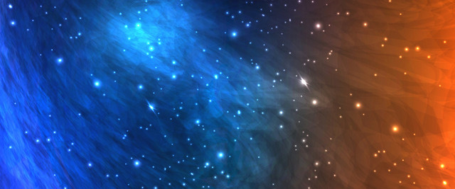 炫彩梦幻星云背景