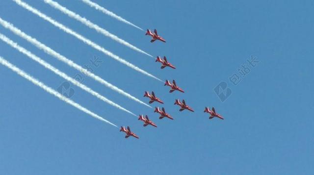 航空飞机 红色箭头 飞行 航空 喷射 飞机 特技表演 特技飞行