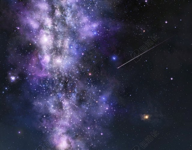 绝美星空摄影H5背景
