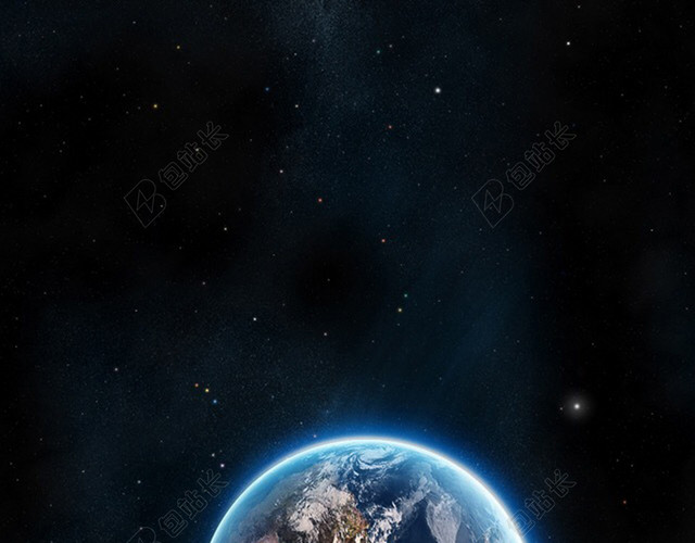 大气地球图案背景图