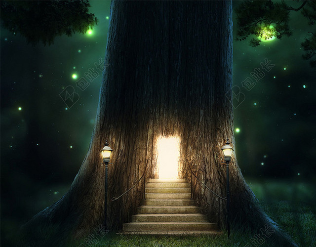 梦幻星光背景图