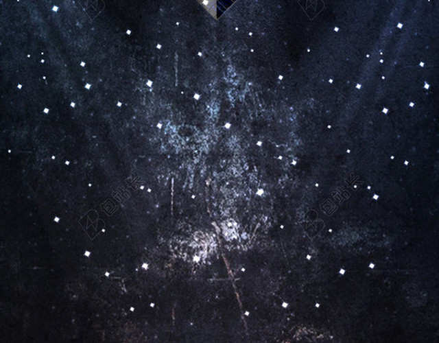 夜晚星光舞台H5背景