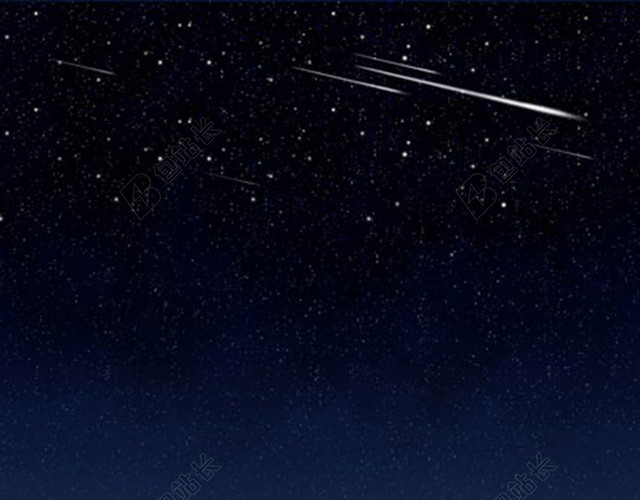 流星划过夜空背景