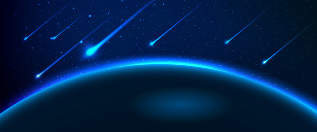 宇宙流星BANNER背景