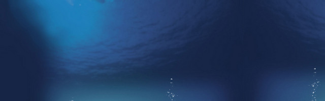蓝色海水背景