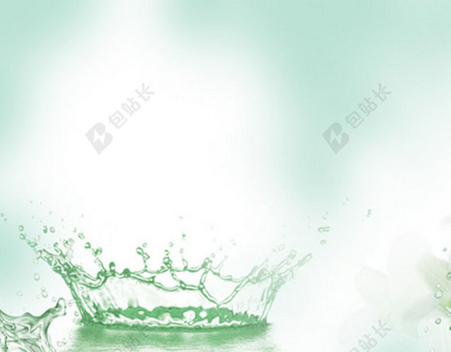 自然绿色水泡背景图