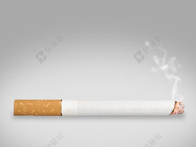 简约燃烧的香烟背景图片