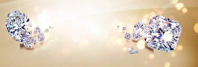 奢华珠宝质感分层背景BANNER
