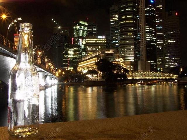 夜 城市 在晚上的城市 结构 建设 旅行 黑暗 旅游 街