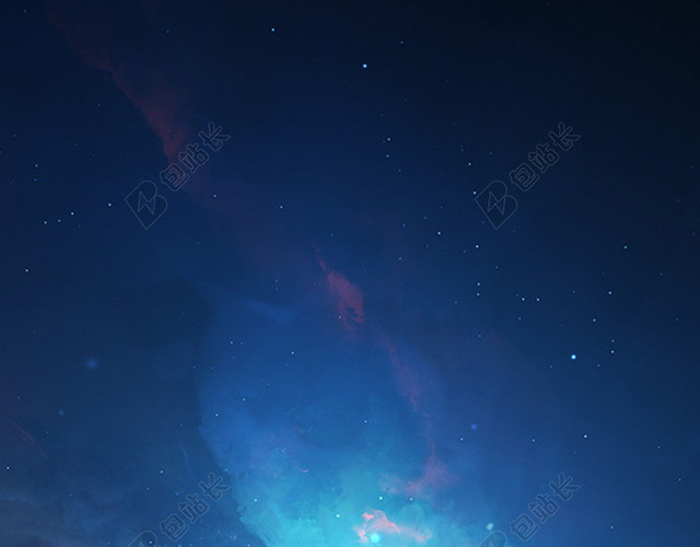 蓝色渐变梦幻天空背景