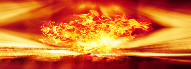 火焰炫酷背景BANNER　