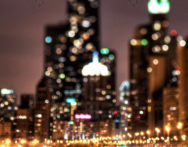 城市夜景背景