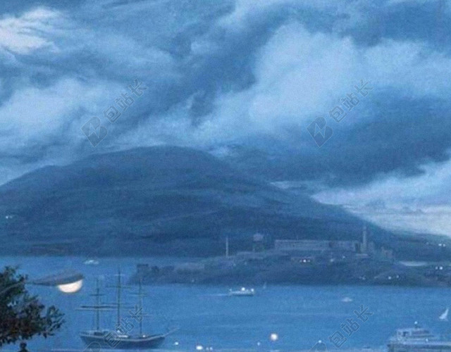 海边小镇H5背景