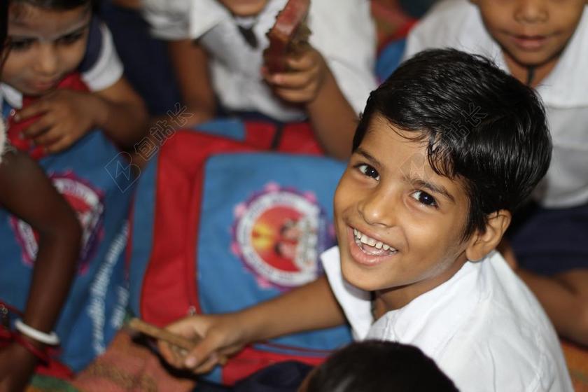 教育清新微笑的学生背景图片