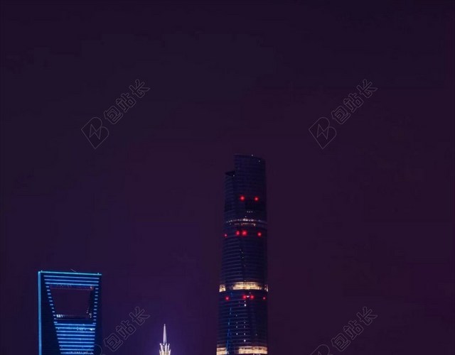 夜景城市星空H5背景