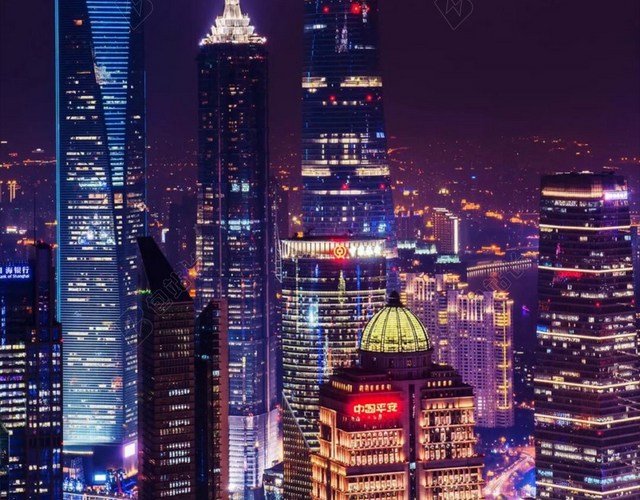 夜景城市星空H5背景