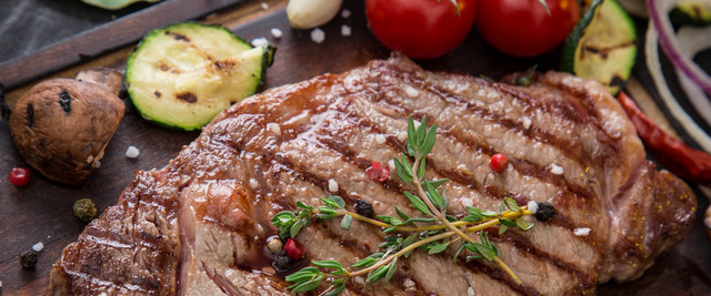 美味的烤肉食物高清图片