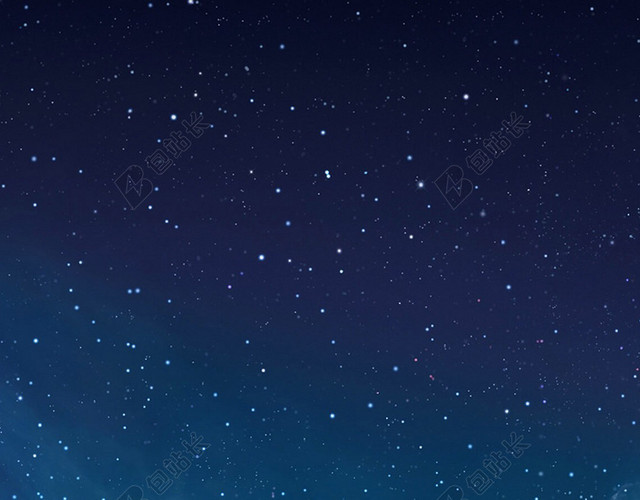 蓝色星空H5背景
