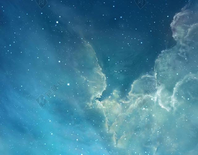 蓝色星空H5背景