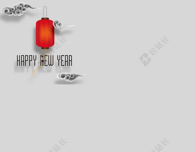 2017新年灯笼背景图