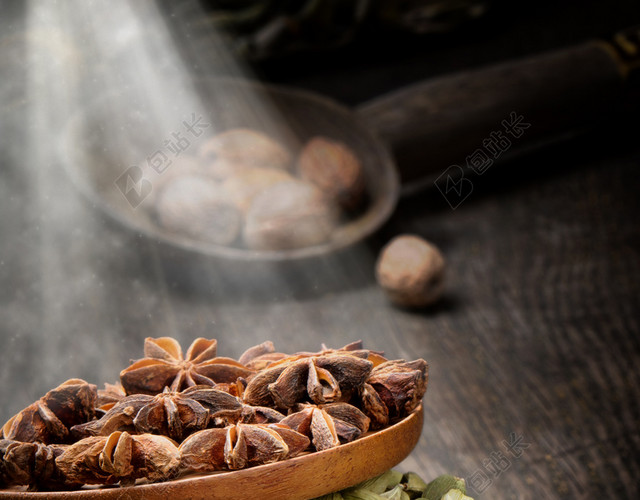 食材干调料背景图