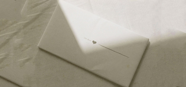简约信封背景BANNER