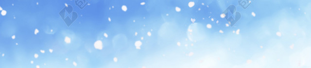 浪漫冬日雪压树枝背景