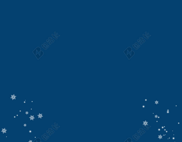蓝色圣诞节背景图