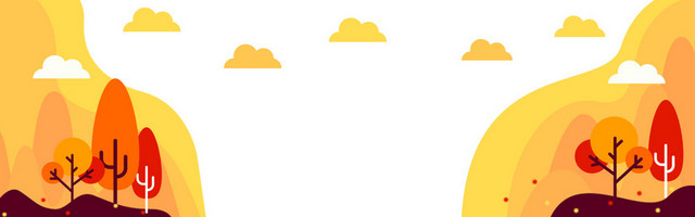 秋分山林BANNER背景