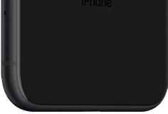 黑色苹果智能手机IPHONEXS样机素材