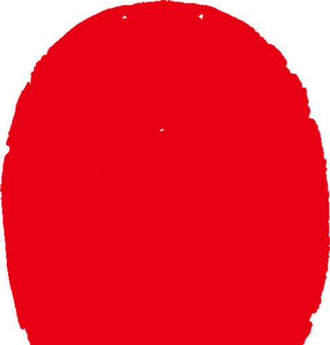 红色手印矢量素材