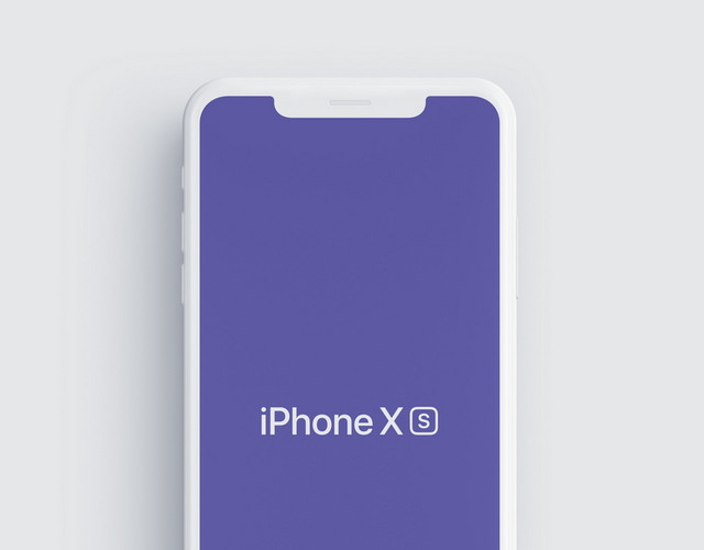 白色IPHONEXS手机MAX智能样机