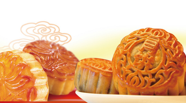 卡通月饼中秋节素材