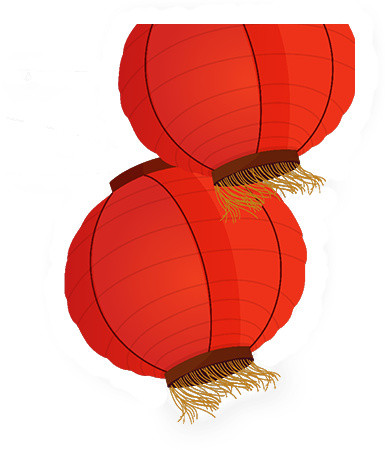 红色灯孔素材