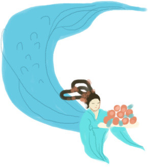 嫦娥仙子中秋节素材
