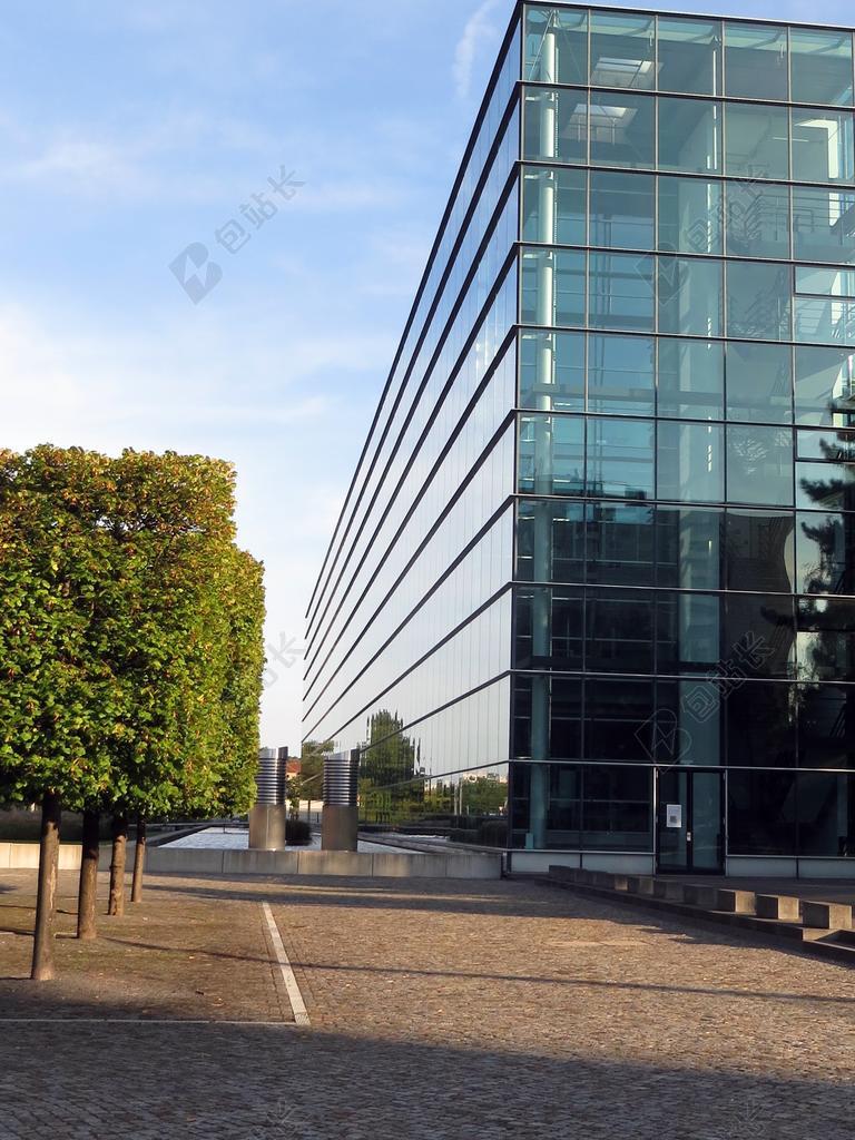 德累斯顿 城市 透明工厂 大众 生产 汽车生产 奢侈品牌 正面