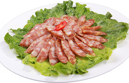 美食文化火锅腊肠素材